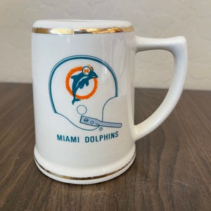 Miami Dolphins NFL FOOTBALL SUPER VINTAGE 1970s Collectible Beer Stein Mug!