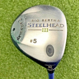 Callaway Big Bertha Steelhead III 5 Wood / RH / ~40.25" / Ladies Flex / jl3322