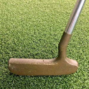 Ben Hogan 152 Brass Putter / 2-Way / Fluted Steel / 35" / NEW GRIP / sa6780