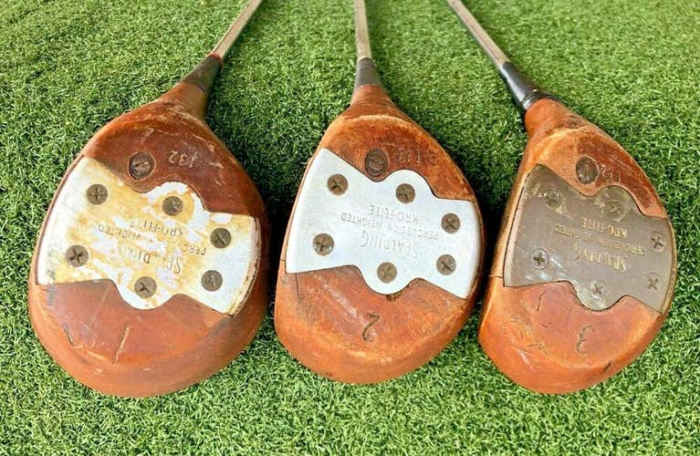 Spalding Thomson Kro-Flite Wood Set D,2,3 Woods / Regular Steel / RH / sa4710