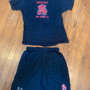 Archbishop Spalding Lacrosse Shooter Shirt And Practice Shorts
