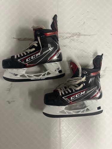 Used CCM Jet Speed FT 2 Ice Hockey Skates Senior Size 10 D with Two Sets Of Steel!