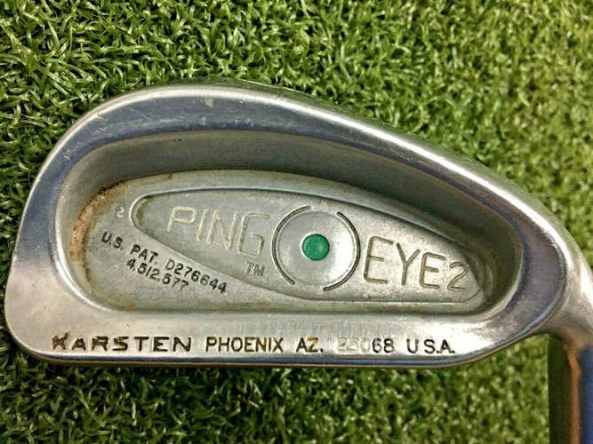 PING Eye 2 Karsten Green Dot 6 Iron RH +2" Regular Steel ~39" / New Grip /mm5127