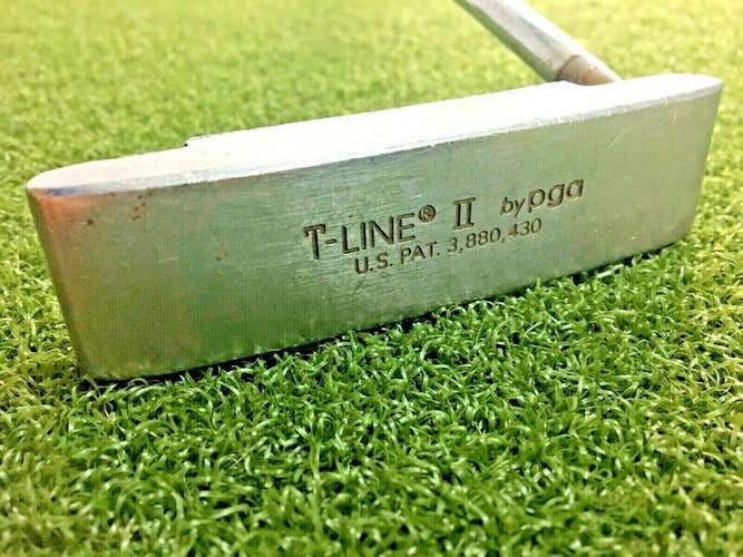 PGA T-Line II Blade Putter  / RH / Steel ~34.5" / New Grip / Nice Club / mm6870
