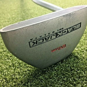 Wilson Black Jack 831 Balata Insert Putter / RH / Steel ~35" / New Grip / mm6523
