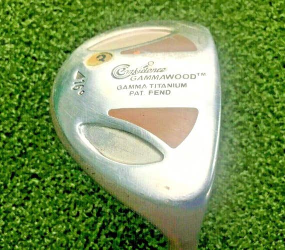 Confidence Golf Gammawood 3 Wood 16* /  RH  / MT-60 REGULAR Graphite / mm8792