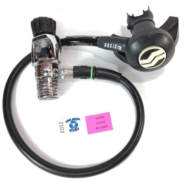 Sherwood Oasis 2 Scuba Dive Regulator Set Yoke, First, + Second Stage
