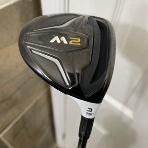 TaylorMade M2 3 FairwayWood 15* Stiff Flex Right Handed