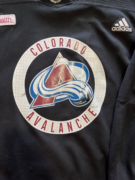 Lightly Used Colorado Avalanche Black MIC Adidas Goalie Cut Pick