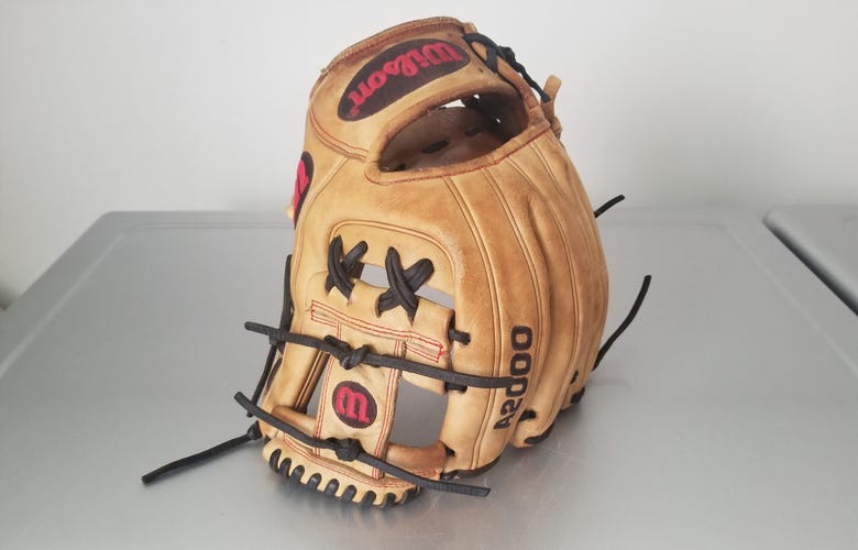 Used "100 Year" Wilson A2000 1786 Baseball Infield Glove 11.5"