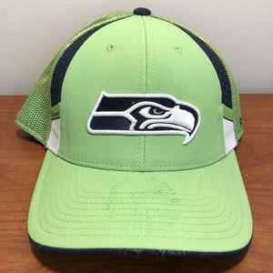 Seattle Seahawks Hat Baseball Cap Fitted Large XL NFL Football Retro Men Adult