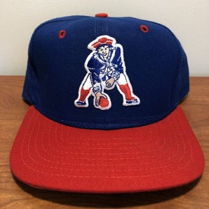 New England Patriots Baseball Hat Cap Snapback New Era NFL Football Vintage 90s