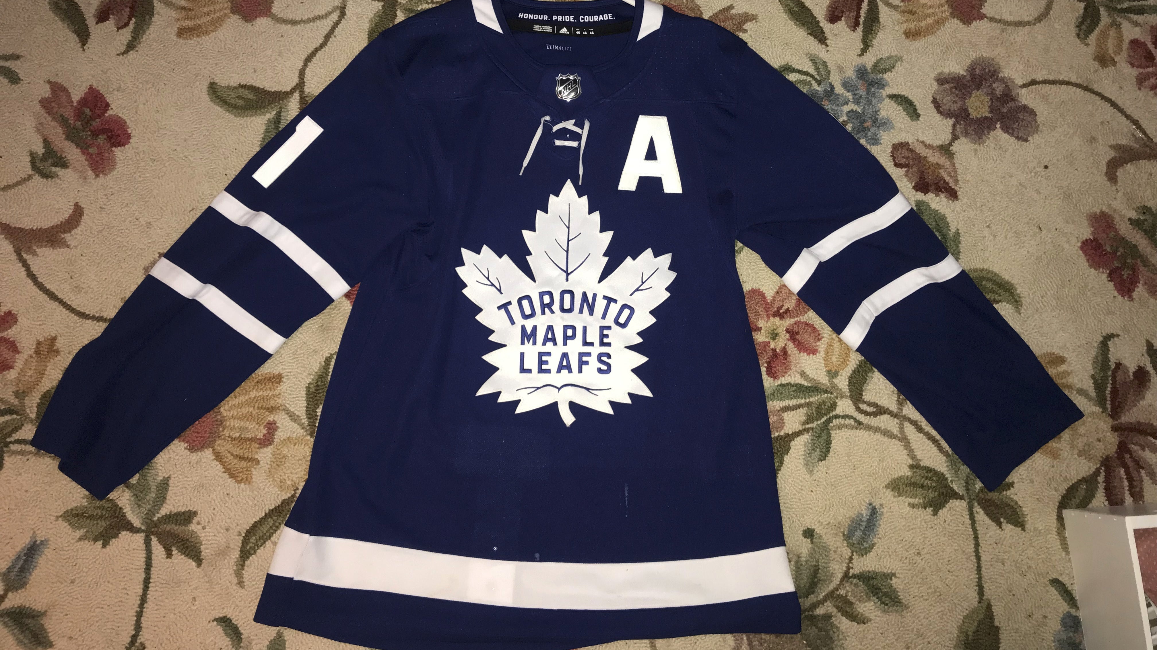 John Tavares Toronto Maple Leafs adidas Home Alternate Captain Authentic  Player - Jersey - Blue