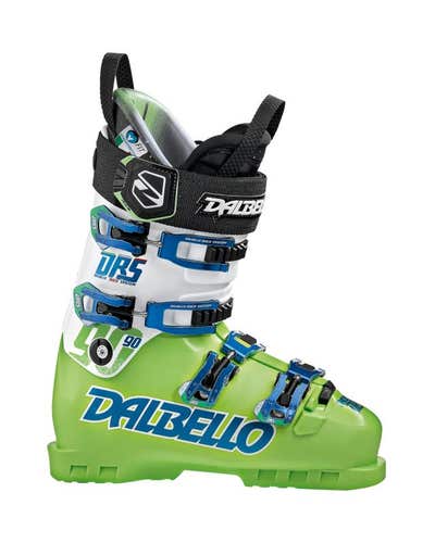 New Dalbello DRS 90 UNI Lime/White ski boots, Size: 24.5 (Option 616438614537)