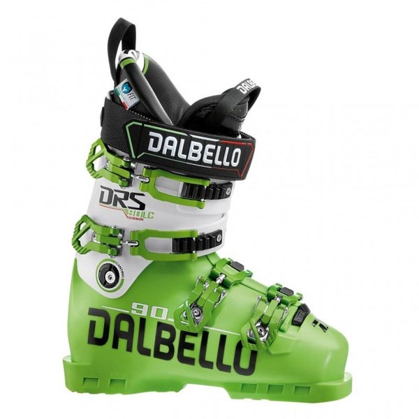 New Dalbello DRS 90 LC UNI Lime/White ski boots, Size: 25.5 (Option 616438704313)