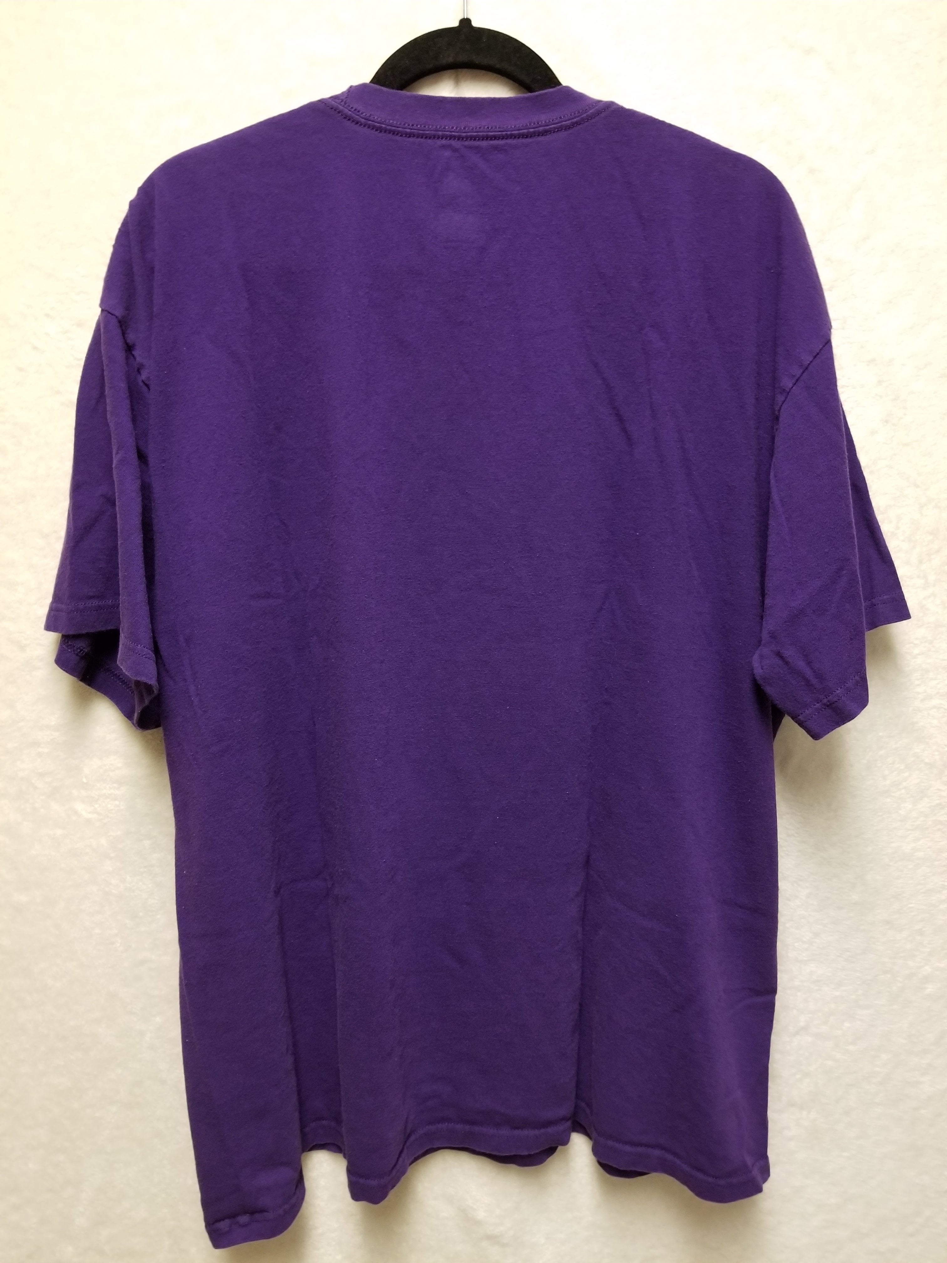 Men's Majestic Cool Base Purple Baltimore Ravens Polo-3 Button-Collar  XL