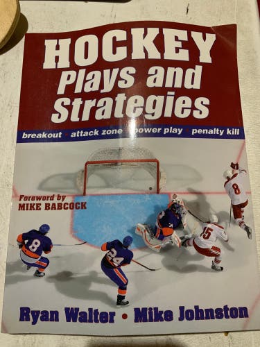 Hockey plays and strategies book