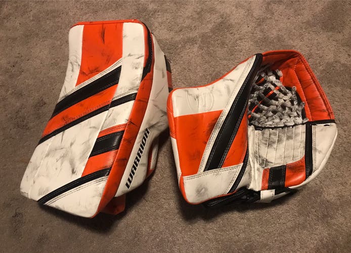 Warrior Ritual G4 Pro Goalie Glove and Blocker