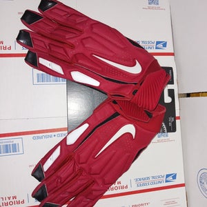 Red New Adult Nike D-TACK 6.0 Gloves Size XXL