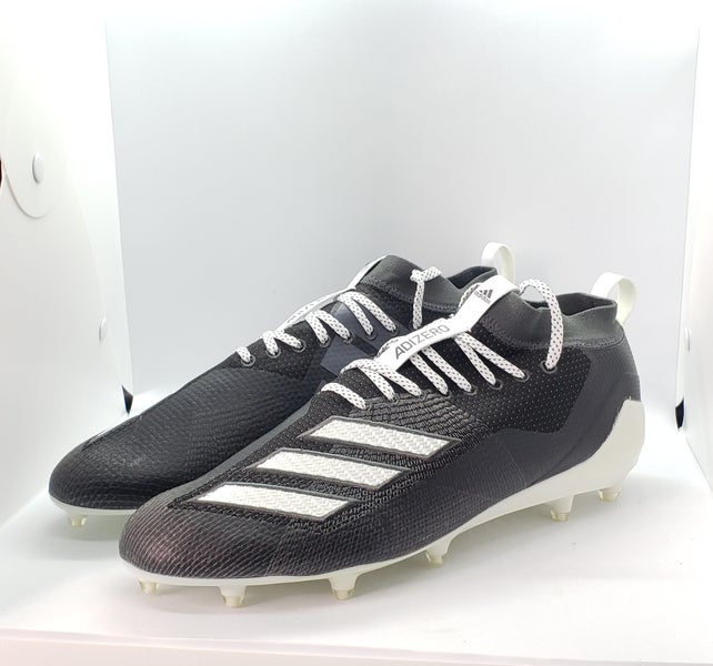 Adidas Adizero Football Cleats Black Grey White F36586 Men Size 14 | SidelineSwap