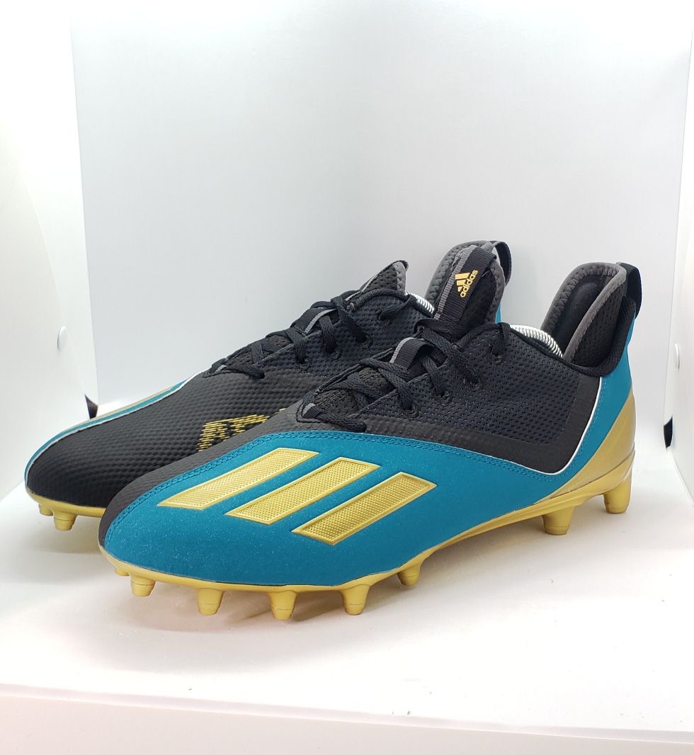 Adidas Adizero Scorch 2 Football Cleats Men’s Size 12.5 Jacksonville Jags GZ0401