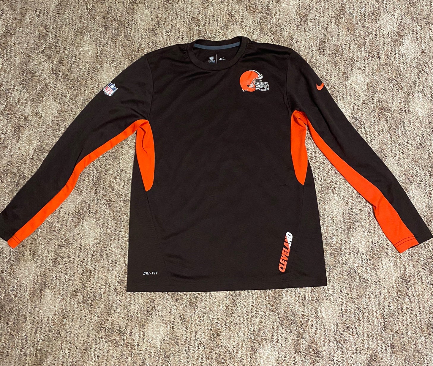 nike dri fit cleveland browns shirt