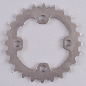 Shimano 24 Tooth Inner Chainring 10 Speed 64mm 4-Bolt Asymmetrical Mountain Gray