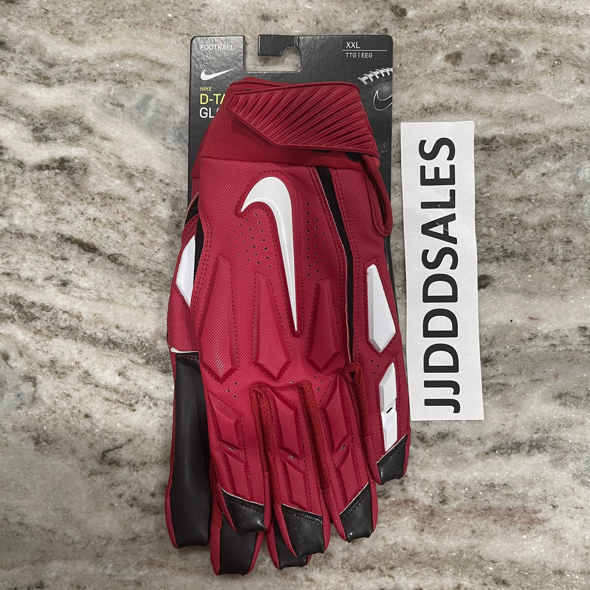 Nike D-Tack x Off-White Football Gloves Size 2XL
