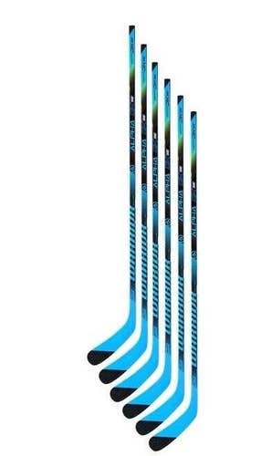 6 New Warrior Alpha DX SE Grip hockey sticks 65 flex left W88 DXSE senior LH SR