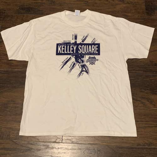 Worcester Bravehearts Kelley Square Worcester, MA Remembrance Tee Shirt Size XL