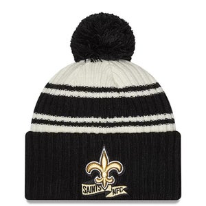 2022 New Orleans Saints New Era NFL Knit Hat Sideline Beanie Pom Stocking Cap