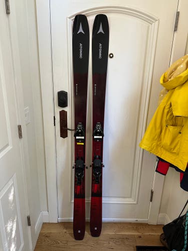 Men's Atomic Maverick 95 Ti 2022 All Mountain Skis With Bindings Max Din 16 Maverick 95 Ti Skis