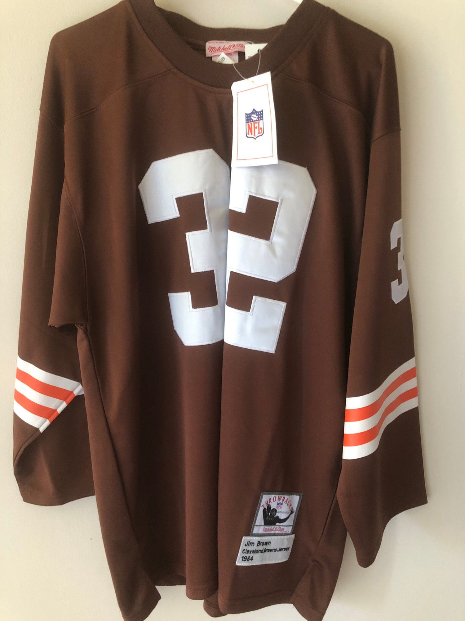 Jim Brown Cleveland Browns NFL Mitchell&Ness Brown Men's