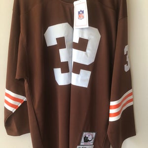 JIM BROWN MITCHELL AND NESS JERSEY 50
