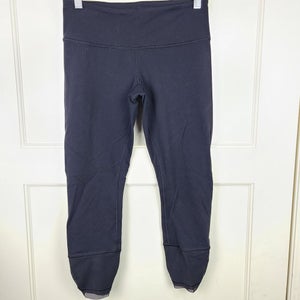 Lululemon Womens Wunder Under Leggings Ankle Rouched Size 6