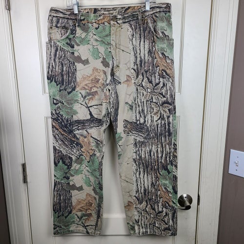Vtg Cabela's Men's Realtree Camouflage Camo Hunting Jeans Pants Size: 40