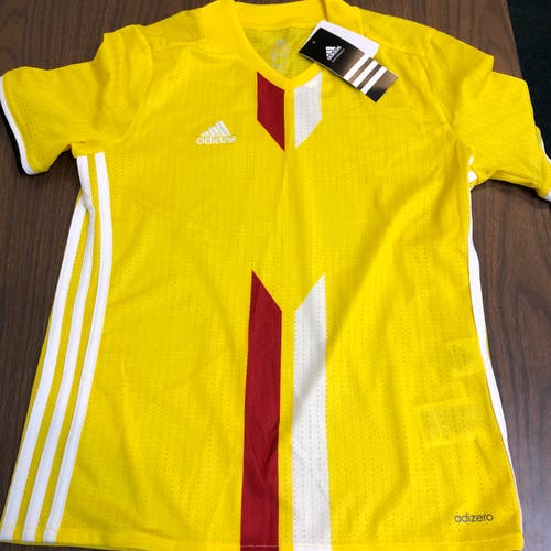 Yellow New Youth Medium Adidas Jersey