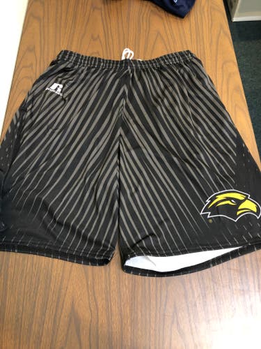 Black/Gray New Large Russell Athletic Shorts