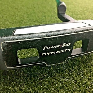 PowerBilt Dynasty Insert Putter / RH / ~35" Steel / Good Original Grip / mm4955