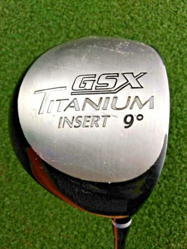 GSX Titanium Insert Driver 9* / RH ~43" / Regular Graphite / NEW GRIP / gw6179