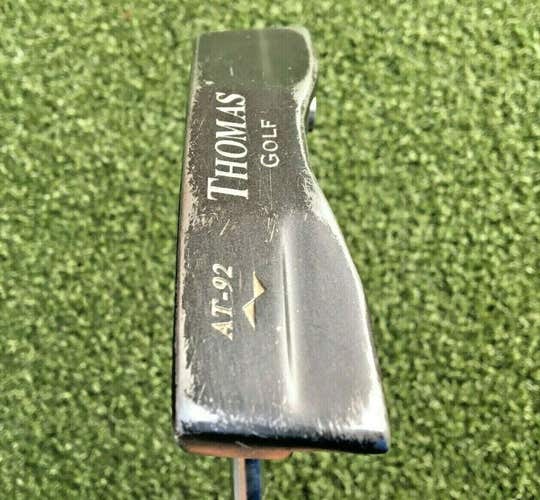 Thomas Golf AT-92 Center Shaft Putter / LH / ~33" Steel / Cover / NICE / mm5141