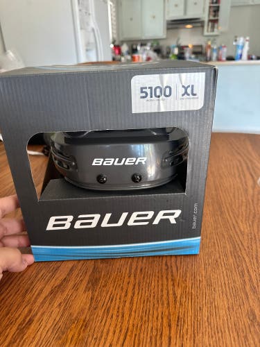 New Extra Large Bauer Pro Stock 5100 Helmet Golden Knights Team Issue