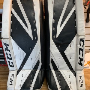 Used CCM P2.5 Hockey Goalie Leg Pads 26+1