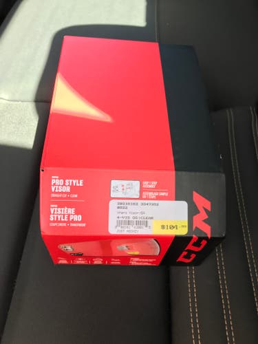 New CCM VR-Pro Straight clear Visor