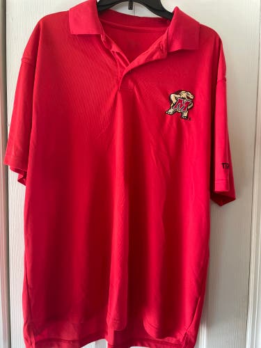Mens Maryland Red Polo xl