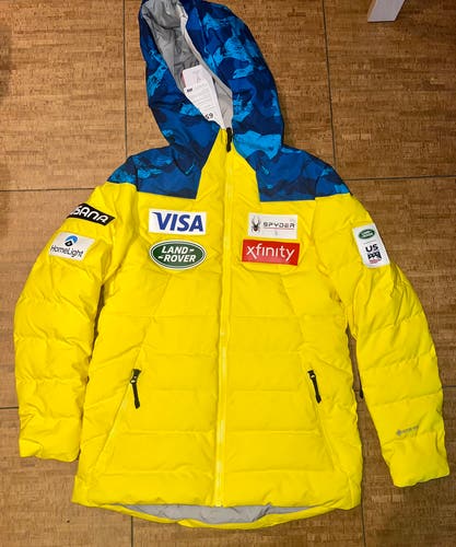 2022 Official US Ski Team New Medium Down Spyder Jacket