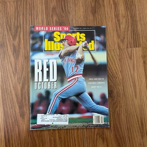 Cincinnati Reds Chris Sabo MLB BASEBALL 1990 Sports Illustrated Magazine