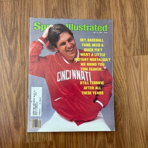 Cincinnati Reds Tom Seaver MLB BASEBALL 1981 Sports Illustrated Magazine!