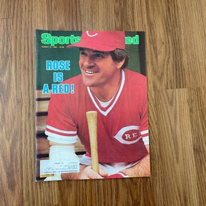 Cincinnati Reds Pete Rose MLB BASEBALL 1984 Sports Illustrated Magazine!