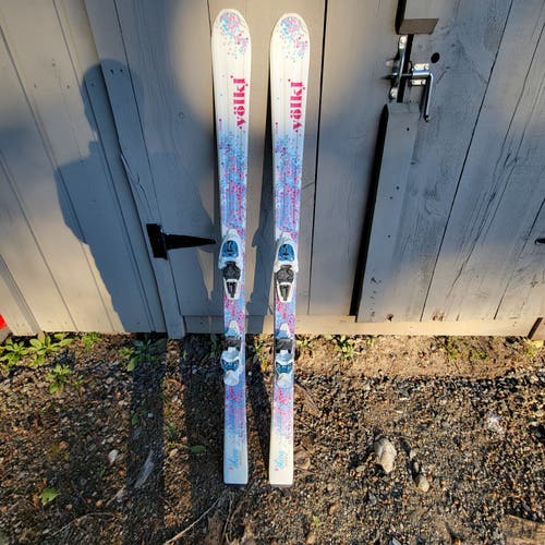 Used Kid's 2020 Volkl All Mountain Chica Skis With Bindings